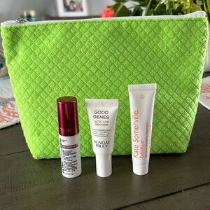SKINCARE BUNDLE OF TRAVEL SIZE WITH BAG, NEW